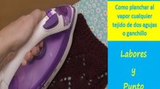 planchar con vapor un tejido de lana