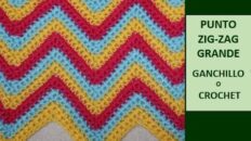 punto zig zag grande a ganchillo o crochet g3