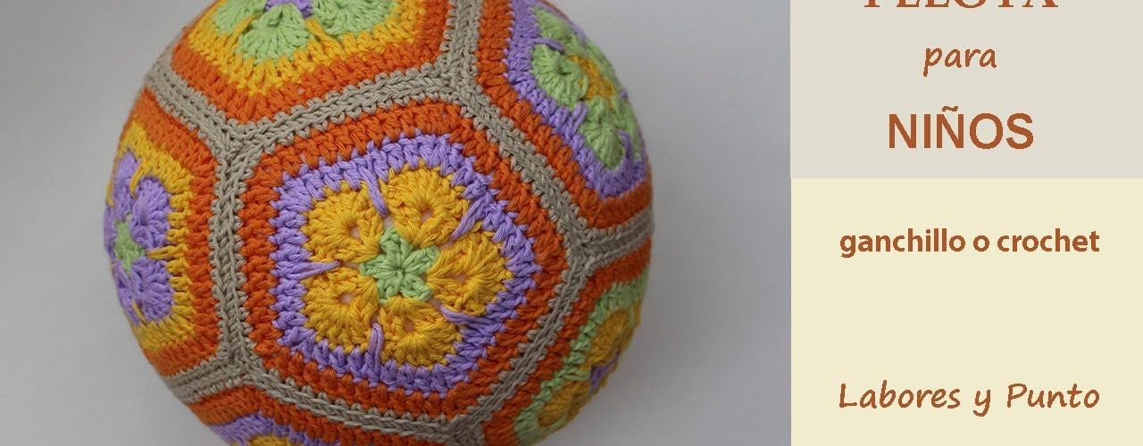 pelota para niños a ganchillo o crochet
