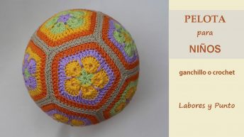 pelota para niños a ganchillo o crochet