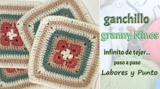 granny nines a ganchillo o crochet