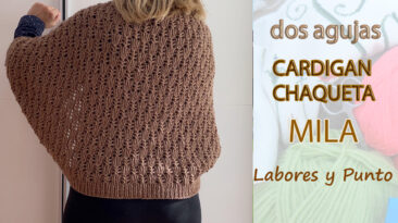 Pullover con trenzas hotsell a dos agujas