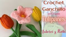 tulipanes a ganchillo o crochet